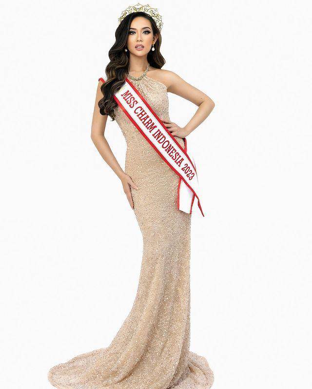 Olivia Tan, Miss Charm Indonesia 2023 (Instagram.com/misscharm.tv)