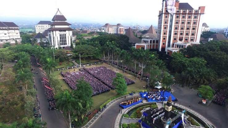 Penampakan gedung Rektorat UB. (ub.ac.id)