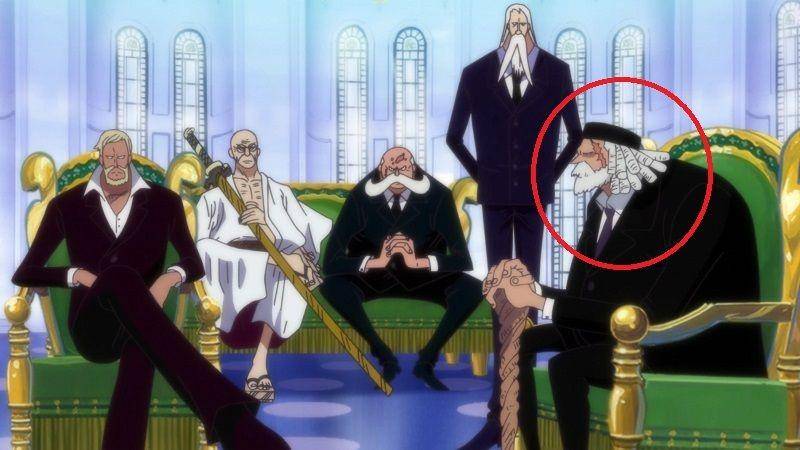 Fakta Jaygarcia Saturn - Di antara para Gorosei, Jaygarcia Saturn adalah anggota dengan topi aristokrat, rambut dreadlock, janggut lebat, dan bekas luka di wajah