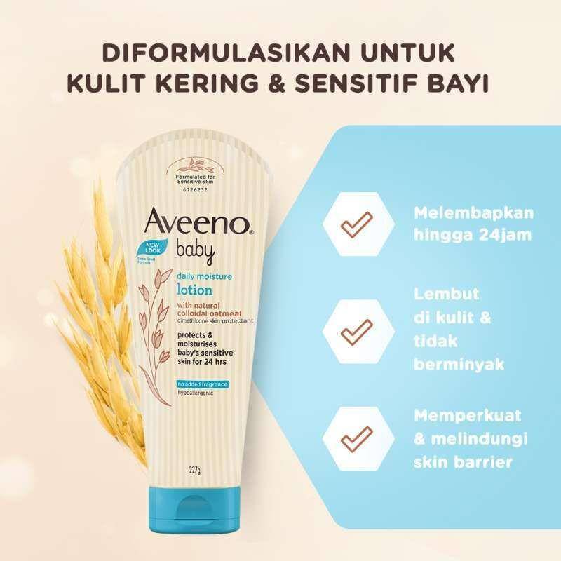 Aveeno Baby Daily Moisture Lotion (tokopedia.com/Johnson & Johnson Official Store)