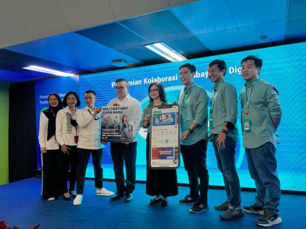 Peluncuran MRT X blu di Stasiun MRT Blok M BCA, Senin (30/01/2023) (Dok.MRT)