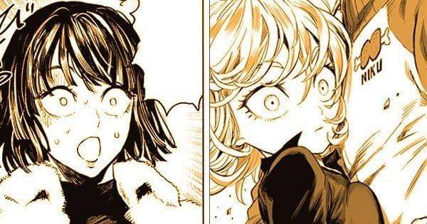 Reaksi Fubuki dan Tatsumaki saat berinteraksi dengan Saitama ( tonarinoyj.jp/One Punch Man )