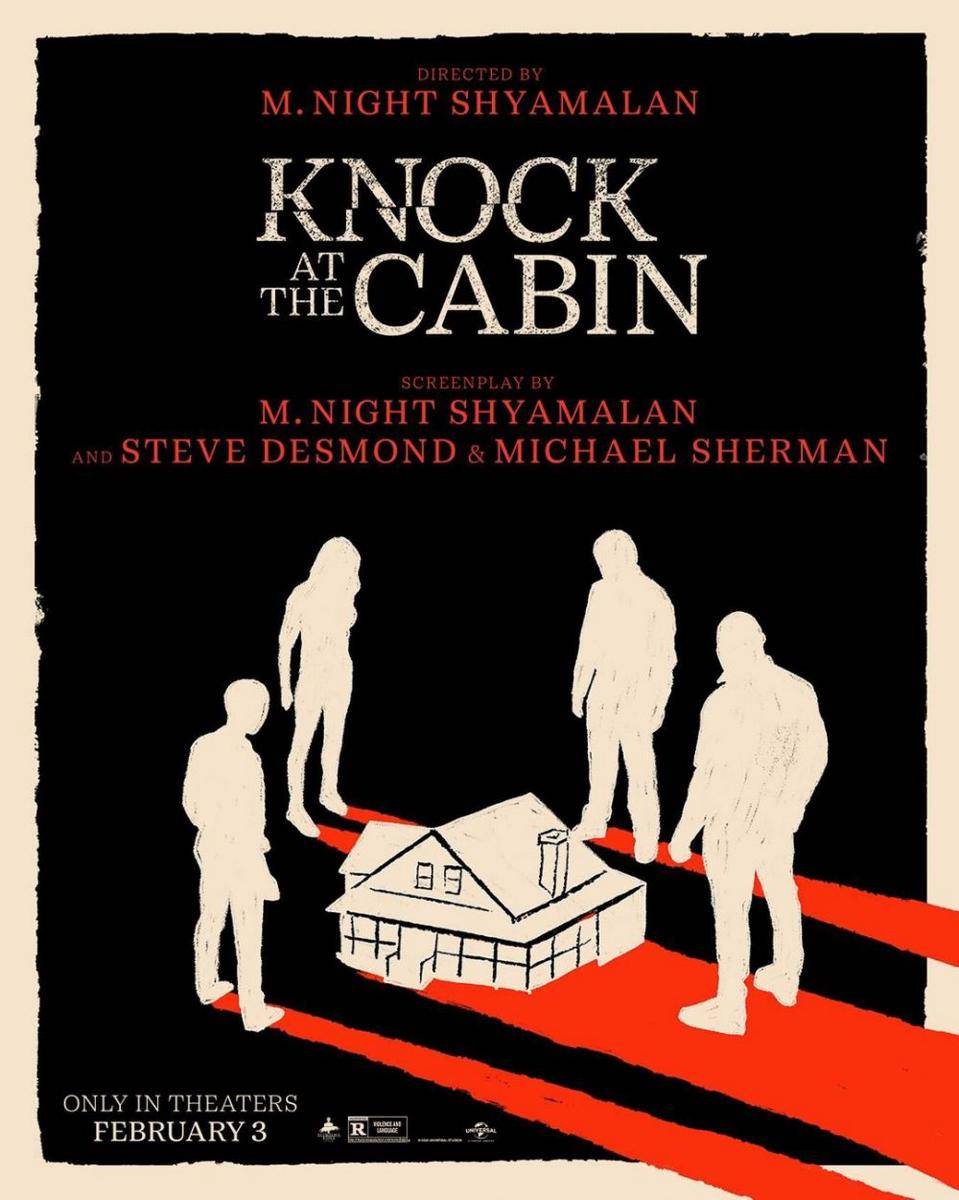 poster Knock at the Cabin (Instagram.com/knockatthecabin)