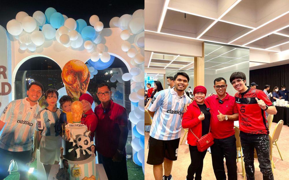 10 Potret Orangtua Fuji di Pesta Ulang Tahun Thariq, Calon Menantu!