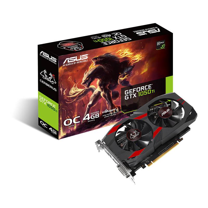 Produk VGA ASUS GTX 1050 Ti mampu menunjang performa tinggi, tapi tetap hemat daya. (asus.com)
