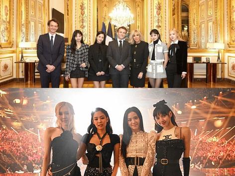 13 Potret BLACKPINK di Acara Amal Prancis hingga Foto Bareng Presiden