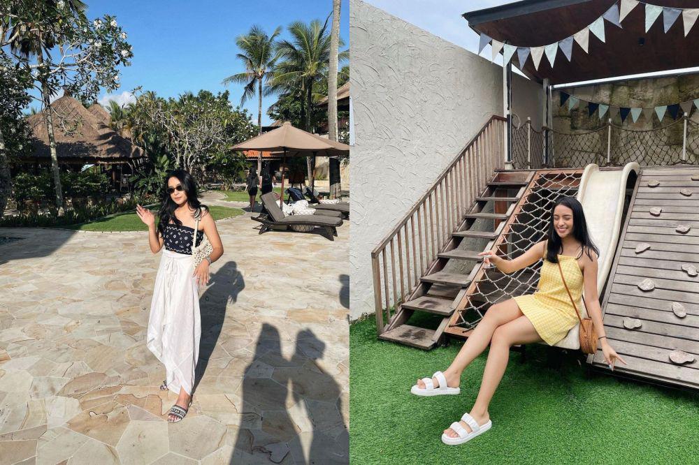 10 OOTD Liburan ala Kaneishia Yusuf yang Kece dan Mudah Disontek!