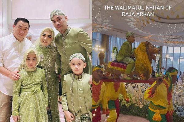 10 Potret Khitanan Keponakan Syahrini, Dekorasinya Bak Pernikahan