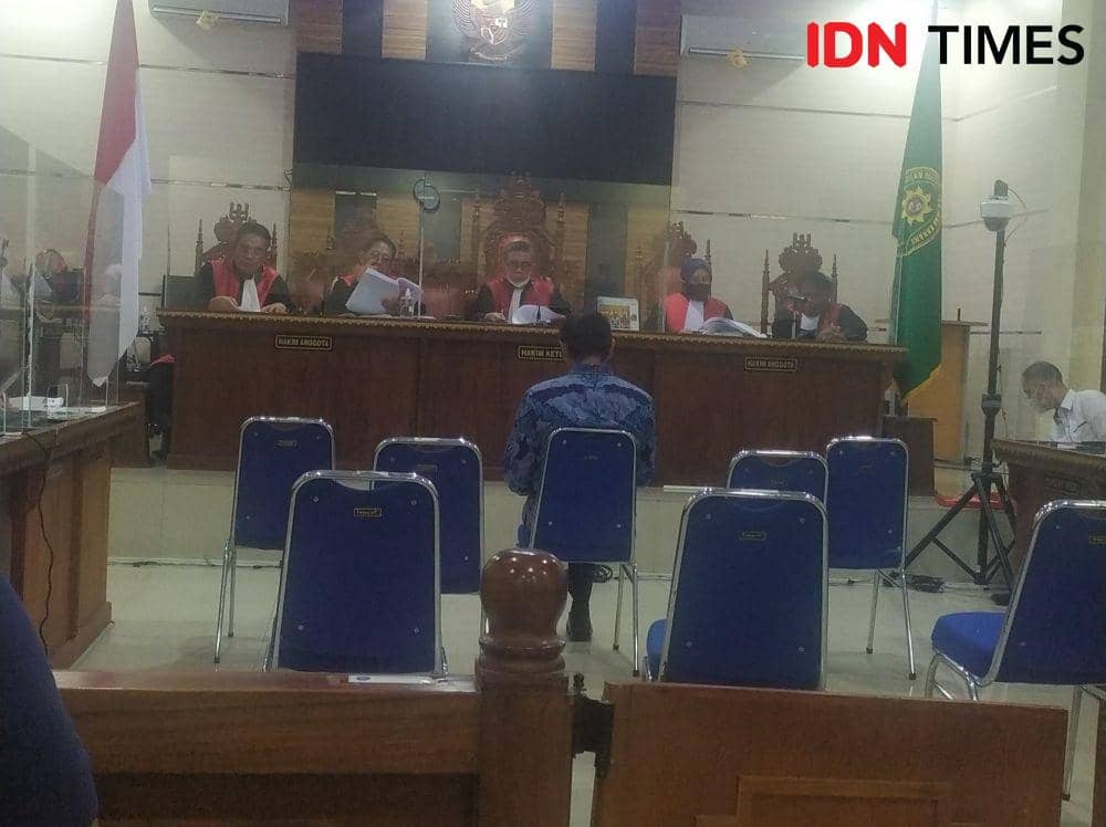 Dirje Dikti Prof Nizam saat bersaksi di PN Tipikor Tanjungkarang, Selasa (31/1/2023).