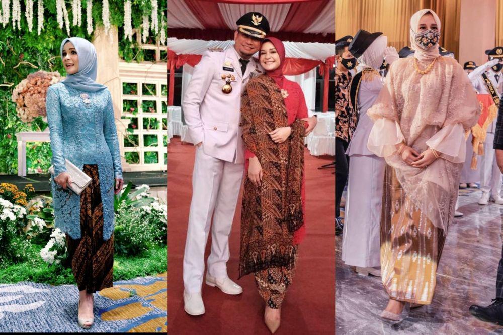 10 Inspirasi Kebaya Klasik hingga Modern ala Priska Paramita, Elegan!