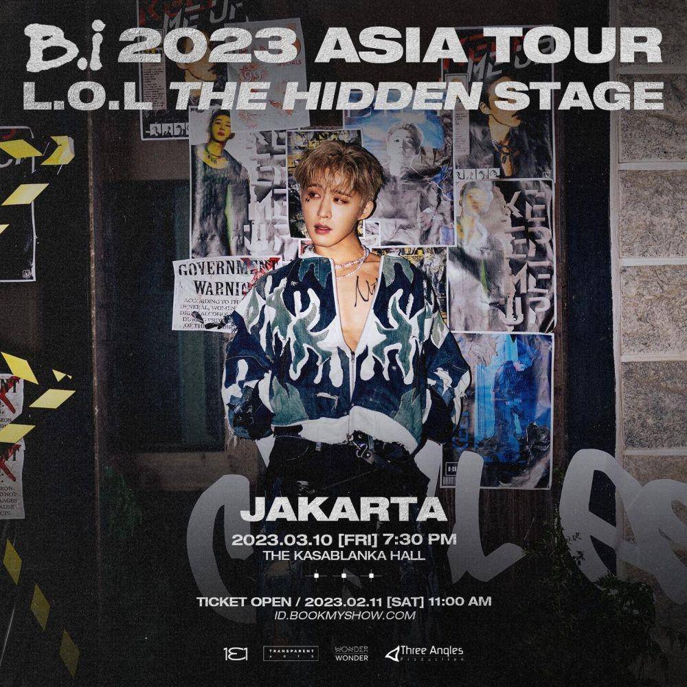 poster konser B.I (instagram.com/threeanglesproduction)