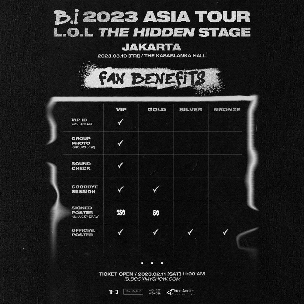 poster konser B.I (instagram.com/threeanglesproduction)