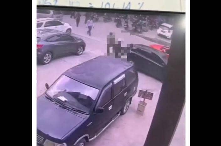 Tangkapan layar video viral penganiayaan anak anggota DPRD Wajo. Instagram/makassar_iinfo