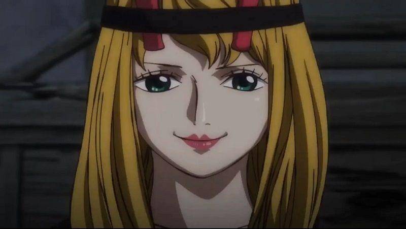 Salah satu wajah yang ditiru Kurozumi Higurashi. (Dok. Toei Animation/One Piece)