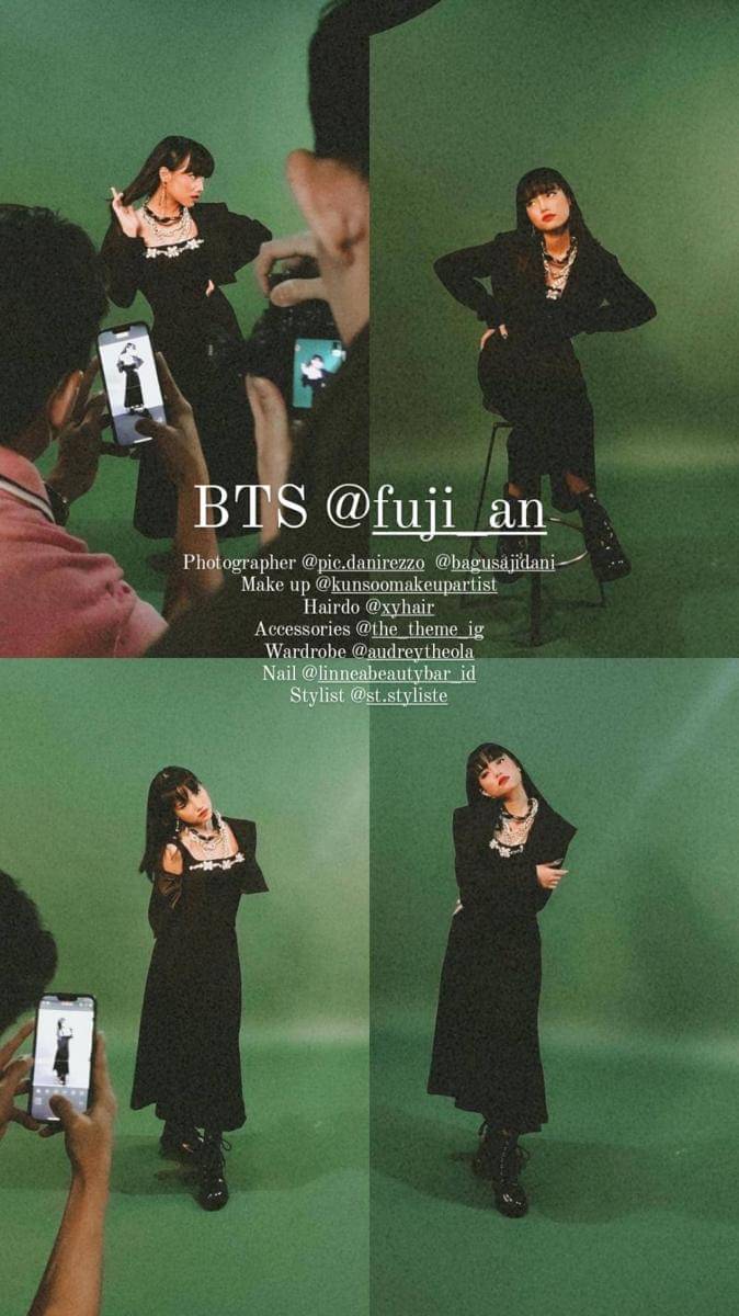 photoshoot terbaru Fuji (instagram.com/steveichandra)