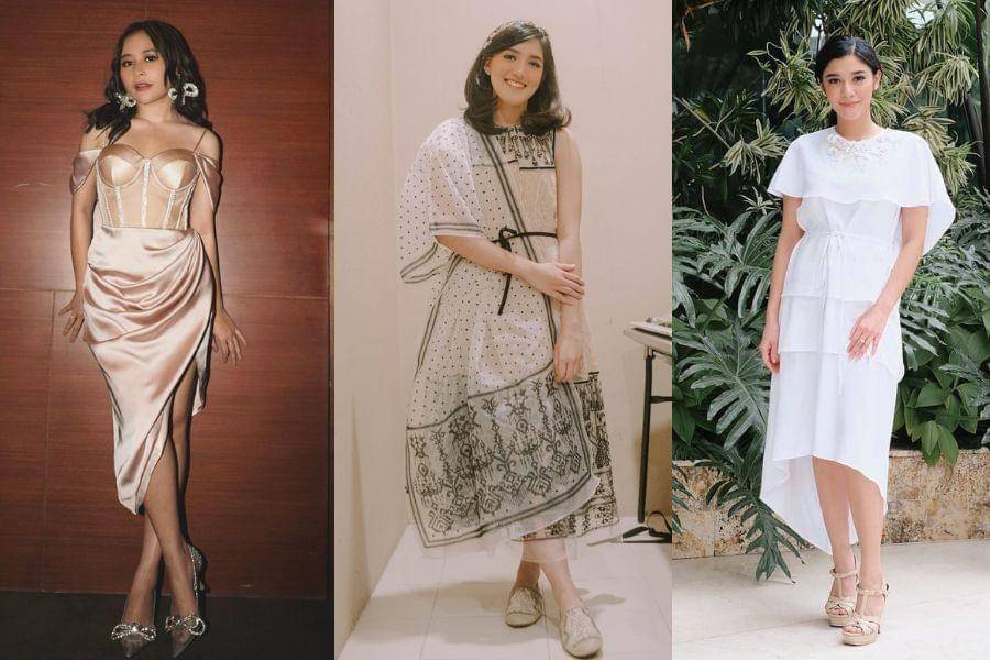 Gaun asimetris pastel untuk kondangan (instagram.com/prillylatuconsina96 | instagram.com/ifyalyssa | instagram.com/naymirdad)