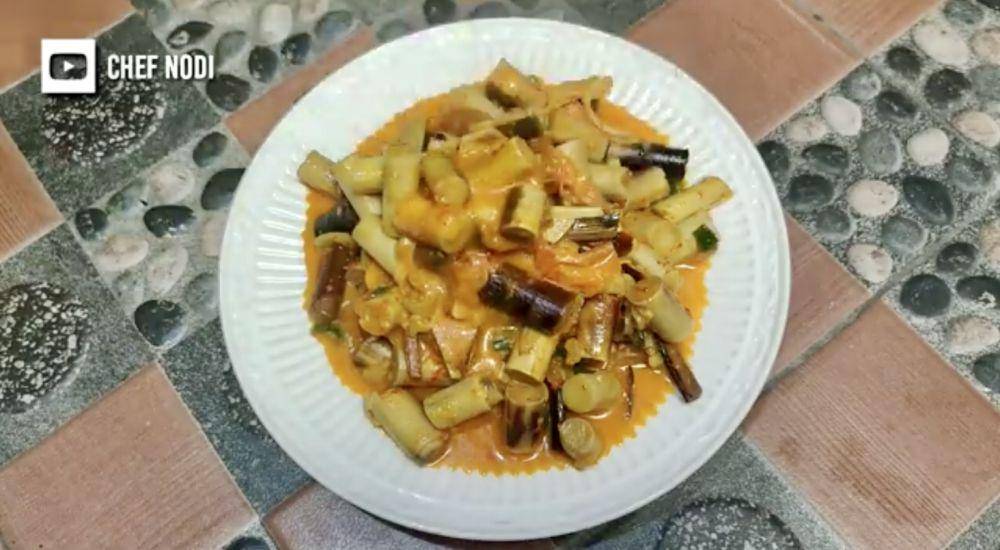 olahan umbut rotan (youtube.com/chefnodi)
