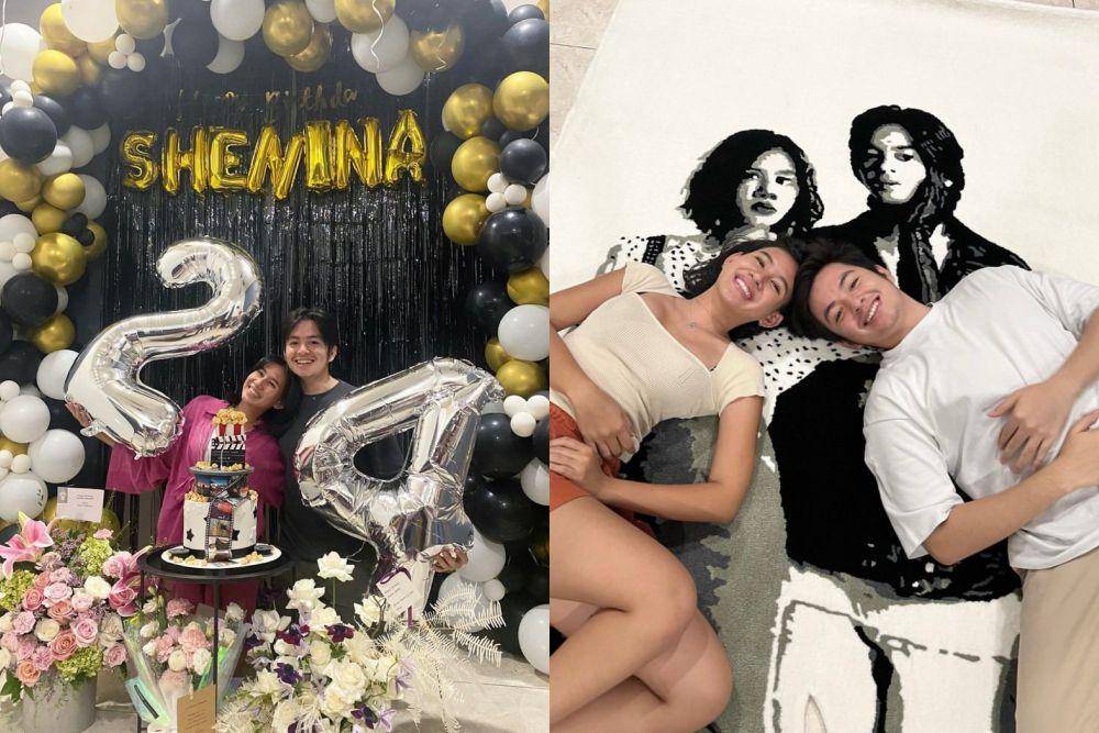 potret perayaan ultah ke-24 Shenina Cinnamon (instagram.com/angga)