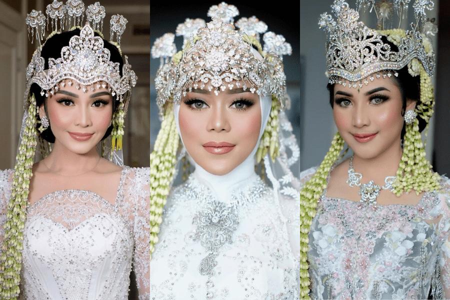 12 Gaya Makeup Pernikahan dengan Siger Sunda ala MUA Bennu Sorumba
