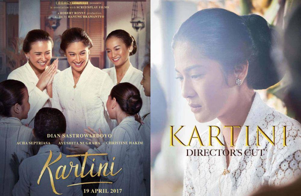 kolase poster dari dua versi film Kartini (dok. Legacy Pictures/Kartini)