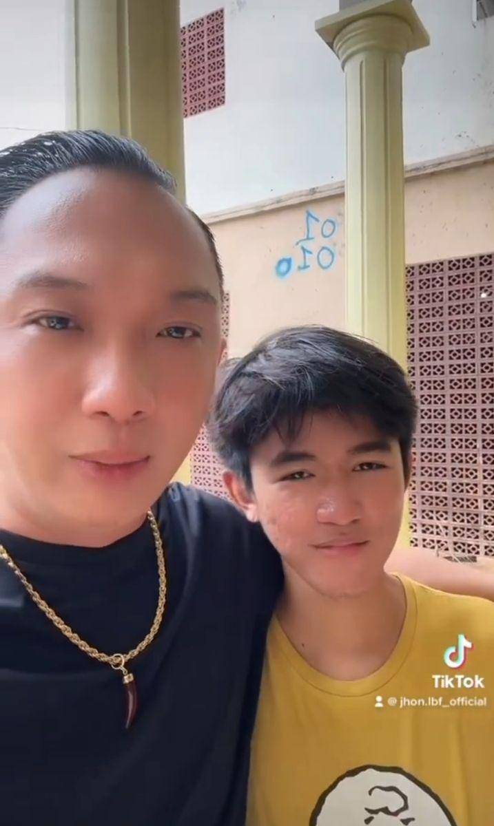 potret Jhon LBF dan Baim Wong ke rumah Tiko dan Bu Eny (instagram.com/jhonlbf)