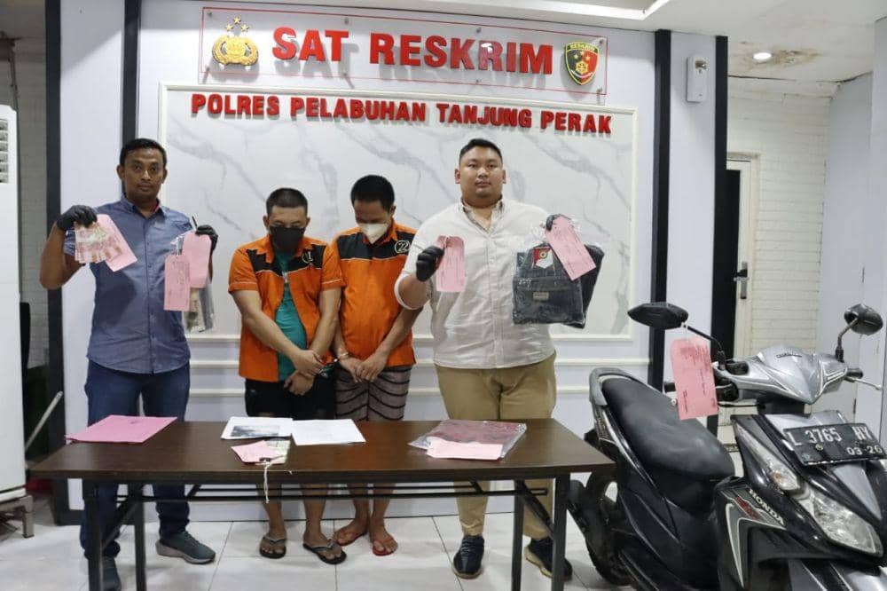 Dua Bandit Curanmor Ditangkap, 26 Kali Beraksi di Surabaya