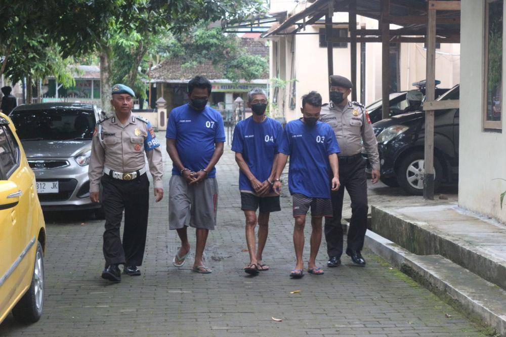 Tersangka pengepul judi togel.(Dok.Polres Bantul)