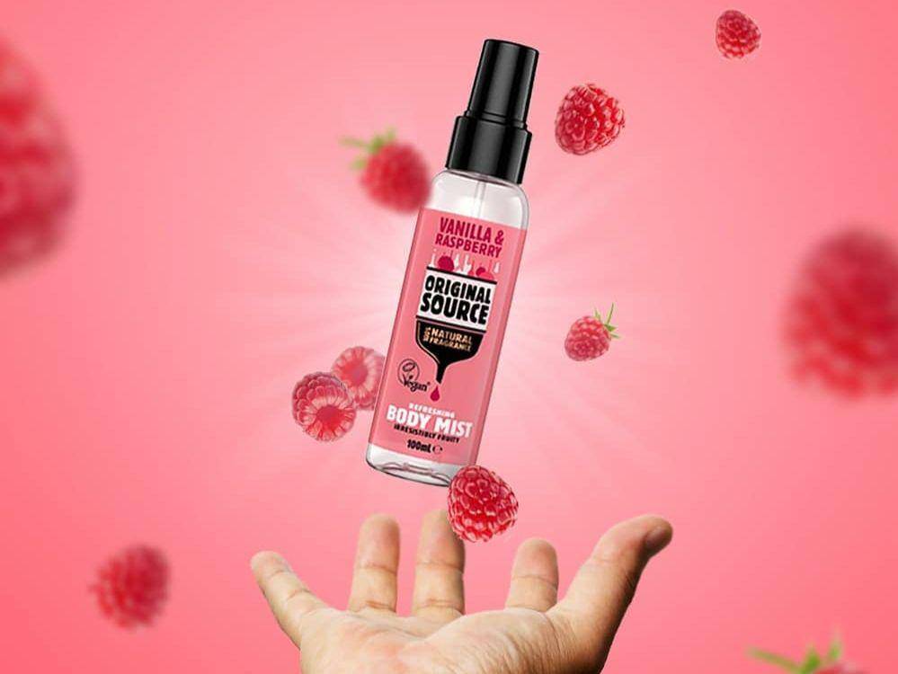 Original Source Vanilla dan Raspberry Body Mist (instagram.com/originalsourceid)