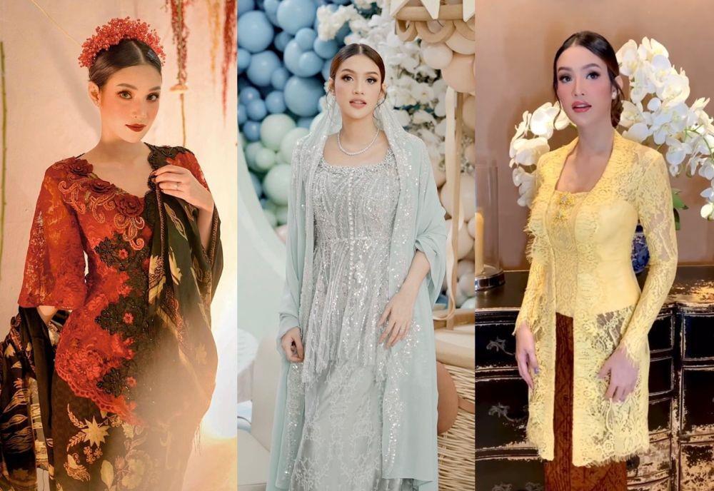9 Kebaya Laras Syerinita yang Pancarkan Pesona Anggun nan Girly
