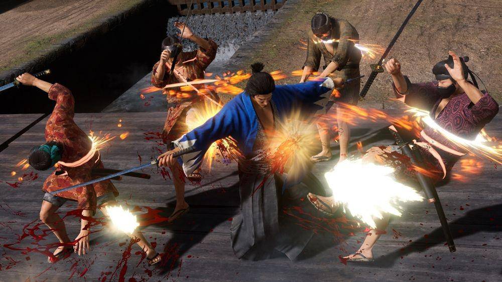 Screenshot gerakan Dragon God Dance. (Dok. SEGA, RGG Studios/Like a Dragon: Ishin!)
