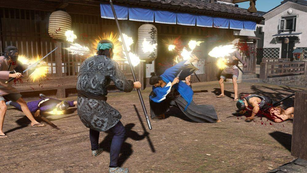 Screenshot teknik Dragonfire Blaze. (Dok. SEGA, RGG Studios/Like a Dragon: Ishin!)