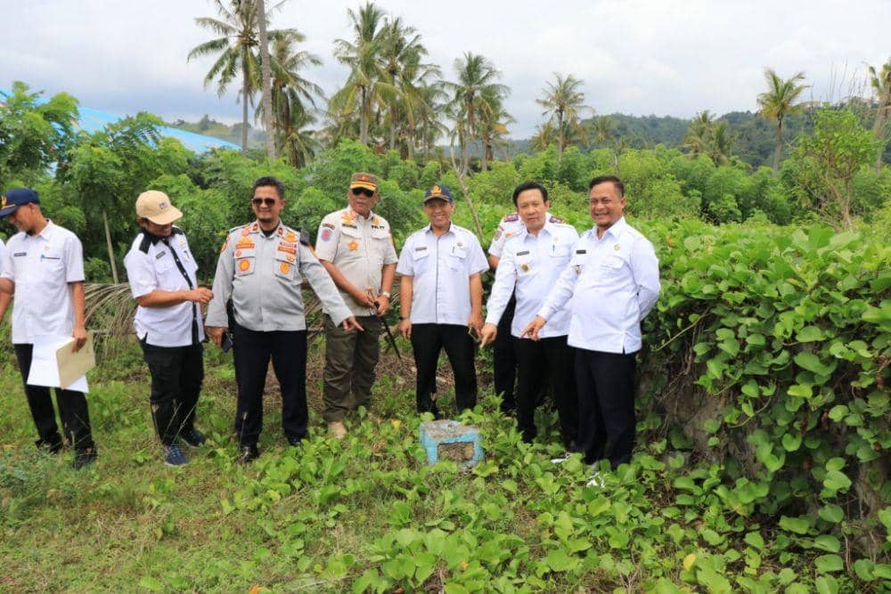 Peninjauan Pemprov Lampung ke Pelabuhan Pengumpan Regional Sebalang, Lampung Selatan. (Dok. Pemprov Lampung).