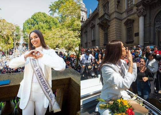 Potret Penyambutan Amanda Dudamel di Mérida, Venezuela Usai Jadi Juara Kedua Miss Universe 2022 (Instagram.com/amandadudamel)
