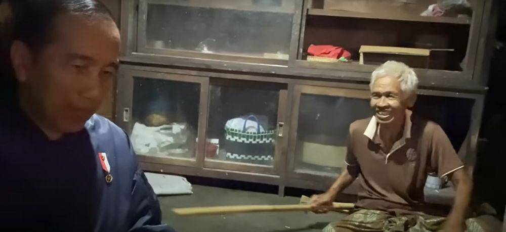 Jokowi bertemu lansia di Kabupaten Gianyar, Rabu (1/2/2023). (Tangkapan layar/YouTube Sekretariat Presiden)