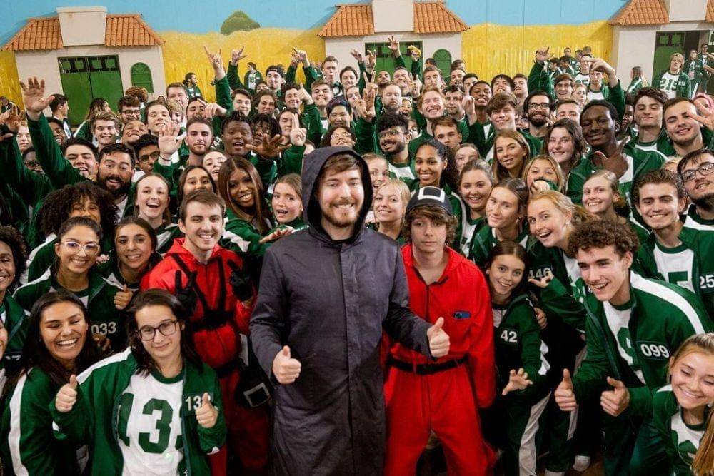 MrBeast membuat konten Squid Game (dok. instagram/mrbeast)