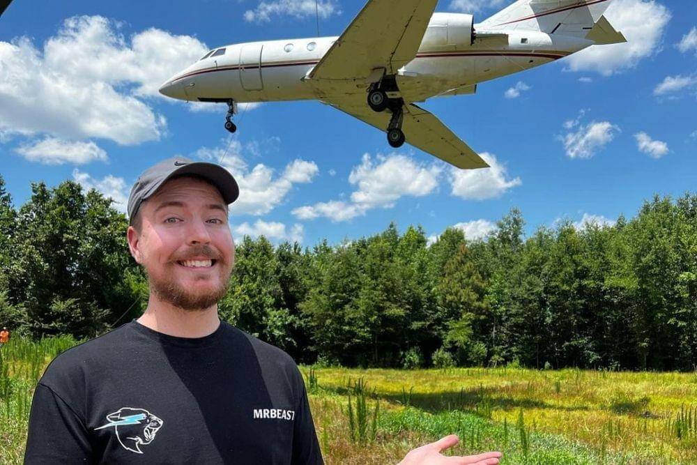 MrBeast dan proyeknya (dok. instagram/mrbeast)