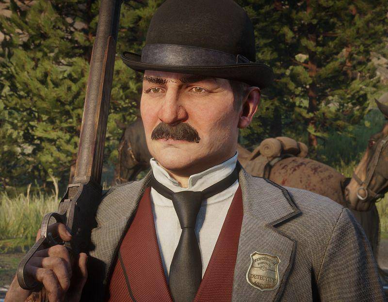 Detektif Edgar Ross dalam game berjudul Red Dead Redemption ditampilkan sebagai sosok yang penuh dualisme. (dok. Rock Star Games/Red Dead Redemption)