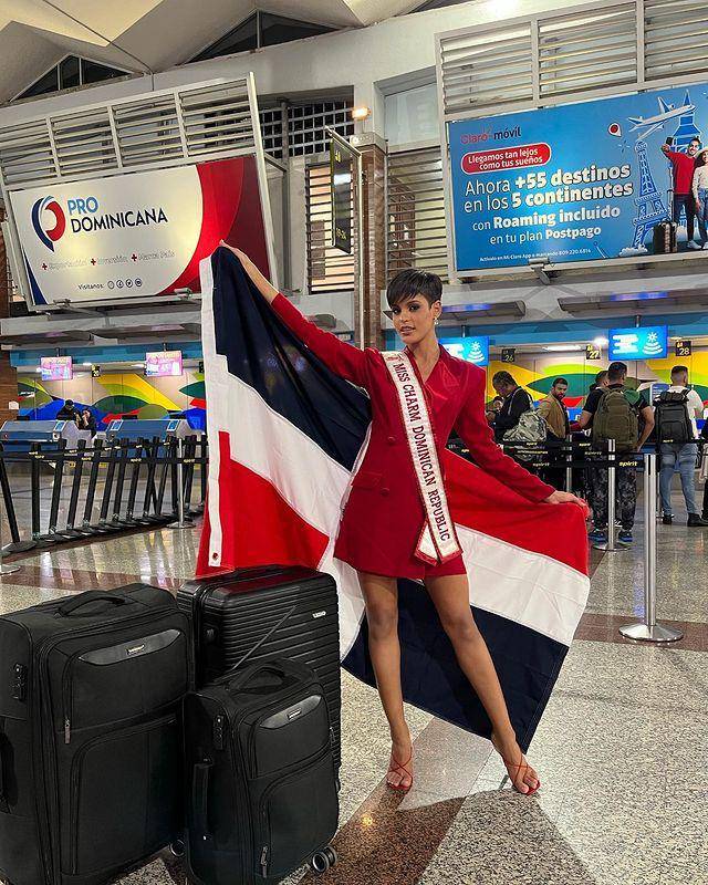 Potret Keberangkatan Miss Charm Republik Dominika 2023 (Instagram.com/valentina_campion)