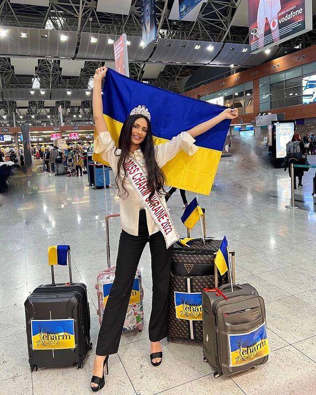 Potret Keberangkatan Miss Charm Ukraina 2023 (Instagram.com/misscharm.tv)