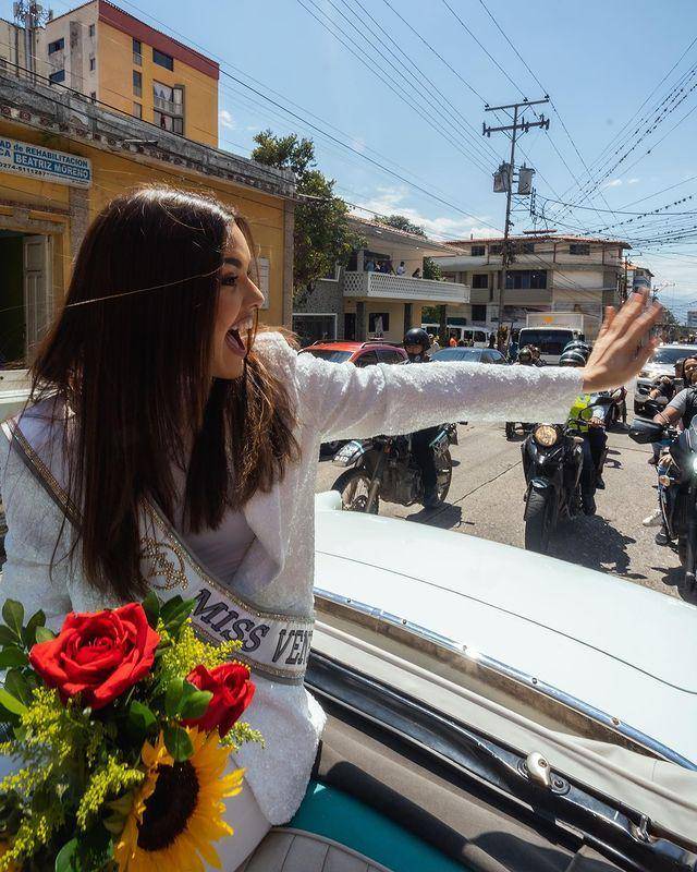 Potret Penyambutan Amanda Dudamel di Mérida, Venezuela Usai Jadi Juara Kedua Miss Universe 2022 (Instagram.com/amandadudamel)