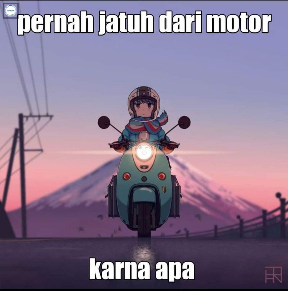 10 Curhatan Warga Twitter Jatuh dari Motor, Ngakak tapi Kasihan