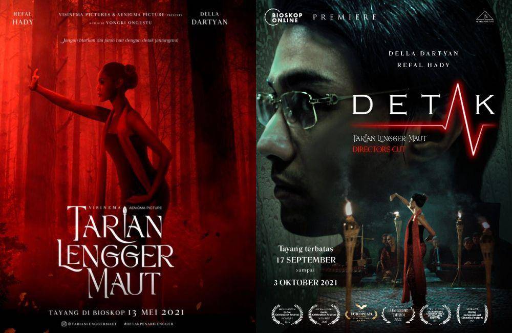kolase poster film Tarian Lengger Maut dan Detak: Tarian Lengger Maut Director's Cut (dok. Aenigma Picture/Tarian Lengger Maut | dok. Aenigma Picture/Detak: Tarian Lengger Maut Director's Cut)