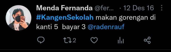 cuitan kangen sekolah (twitter.com/fermendkis)
