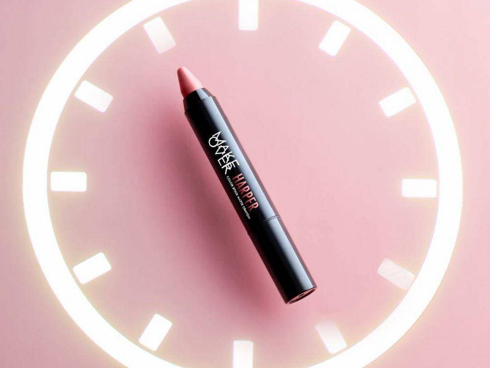 Make Over Color Stick Matte Crayon 103 Happier (instagram.com/makeoverid)