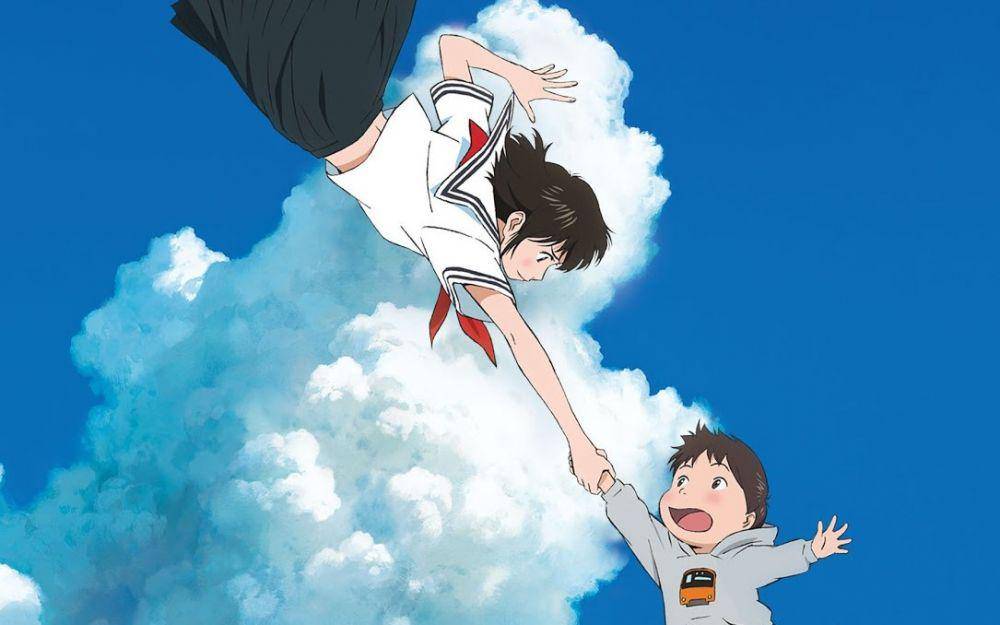 Poster Mirai no Mirai (dok. Studio Chizu/Mirai no Mirai)