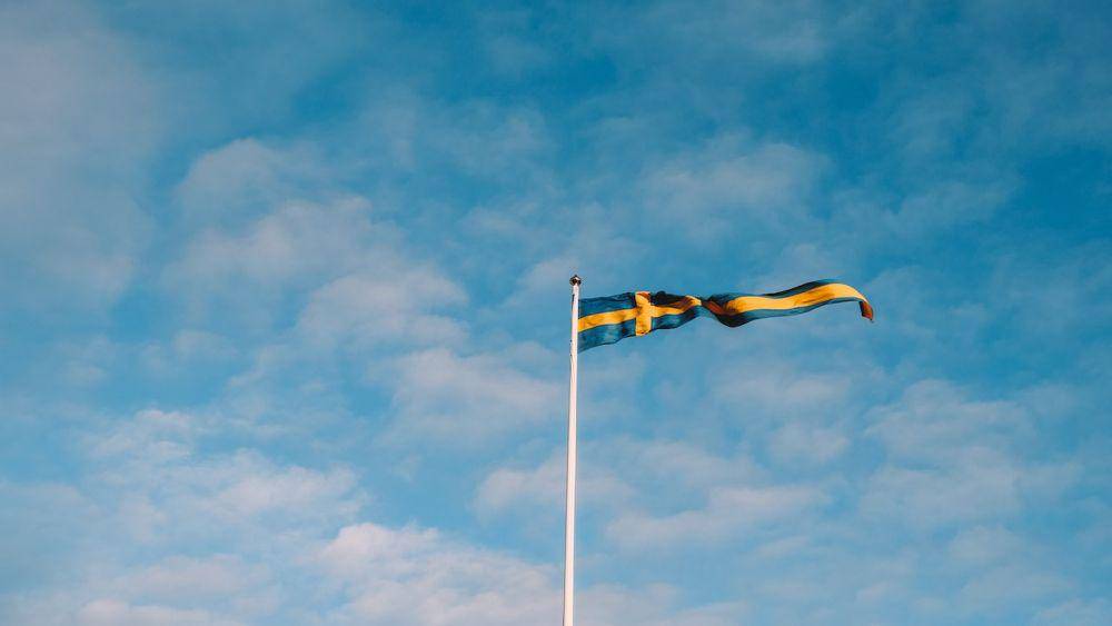 ilustrasi bendera Swedia.(pexels.com/Oliver Schmid)