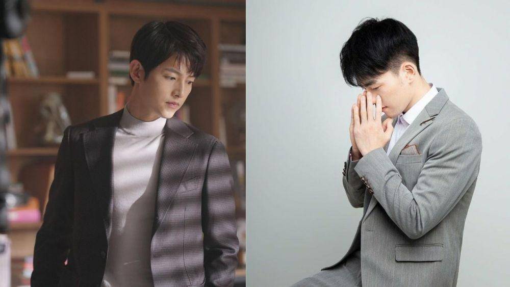 Song Joong Ki dan Wang Chang saat pemotretan ( instagram.com/hi_songjoongki | weibo.cn/Wang Chang )