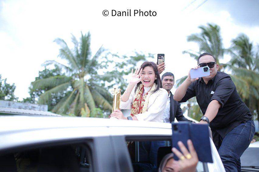kepulangan Sridevi ke Prabumulih (instagram.com/stream_entertainment)