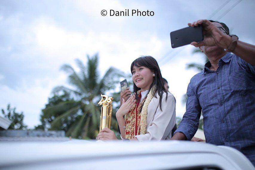 kepulangan Sridevi ke Prabumulih (instagram.com/stream_entertainment)