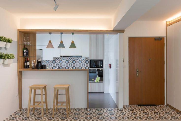 9 Inspirasi Dapur Mini Bar Simpel Nuansa Putih